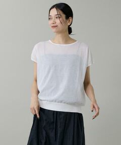 INED / イネド ニット・セーター | フレンチスリーブニット