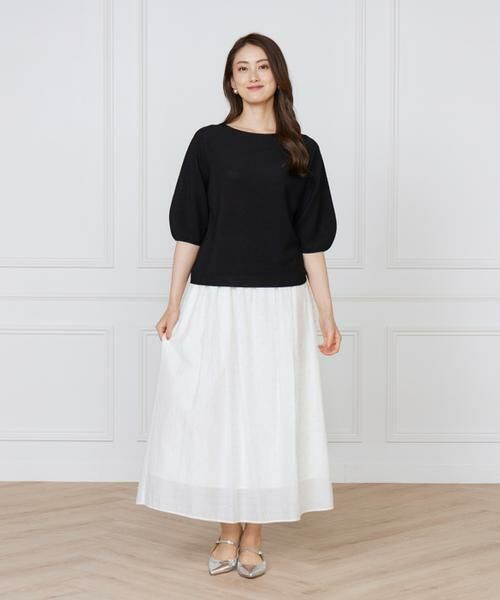 INED / イネド ニット・セーター | ボートネックパフスリーブニット《Cuoo》 | 詳細12