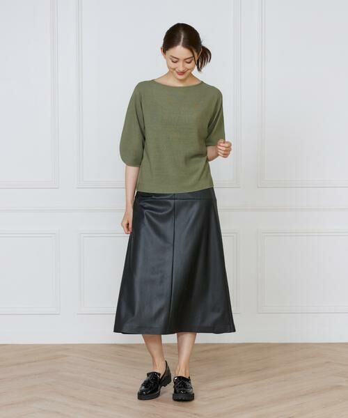 INED / イネド ニット・セーター | ボートネックパフスリーブニット《Cuoo》 | 詳細3