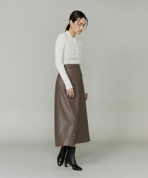 INED / イネド ニット・セーター | シアーポロニットプルオーバー《YVON》 | 詳細6