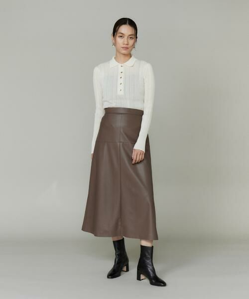 INED / イネド ニット・セーター | シアーポロニットプルオーバー《YVON》 | 詳細7