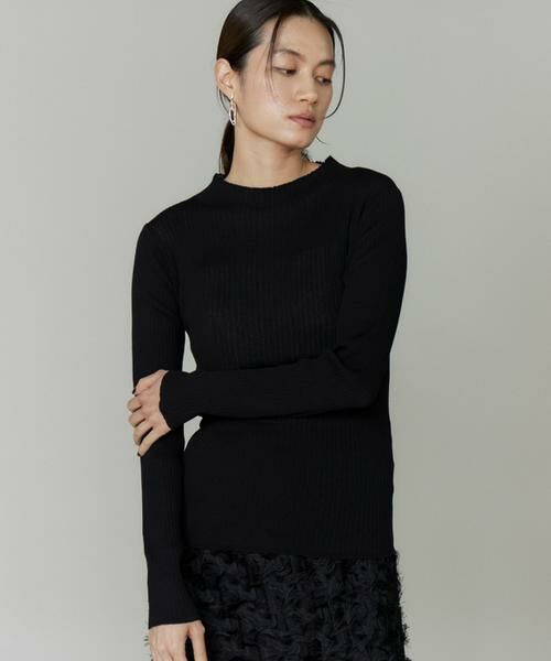 INED / イネド ニット・セーター | シアーハイネックプルオーバー《YVON》 | 詳細1