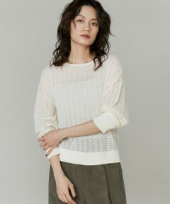 INED / イネド ニット・セーター | シアーレーシーニット《YVON》