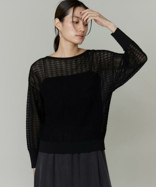INED / イネド ニット・セーター | シアーレーシーニット《YVON》 | 詳細1