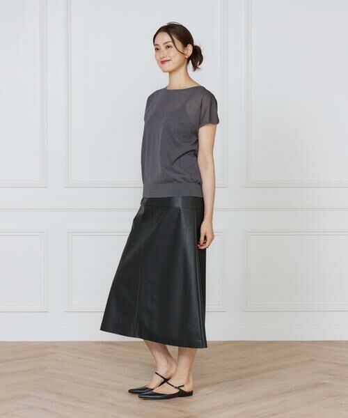 INED / イネド ニット・セーター | 《大きいサイズ》フレンチスリーブニット | 詳細13