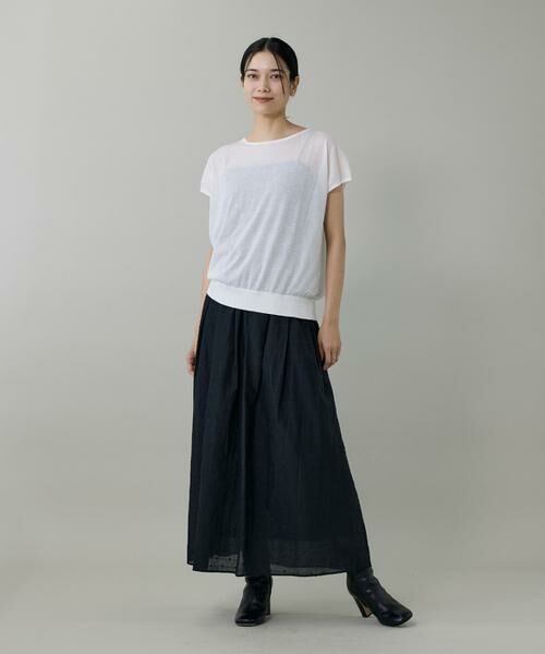 INED / イネド ニット・セーター | 《大きいサイズ》フレンチスリーブニット | 詳細5