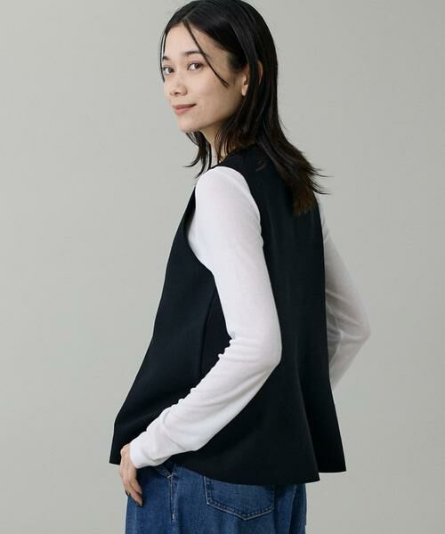 INED / イネド ベスト | ミラノリブニットジレ | 詳細10