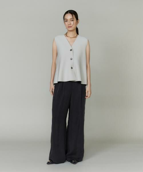INED / イネド ベスト | ミラノリブニットジレ | 詳細7