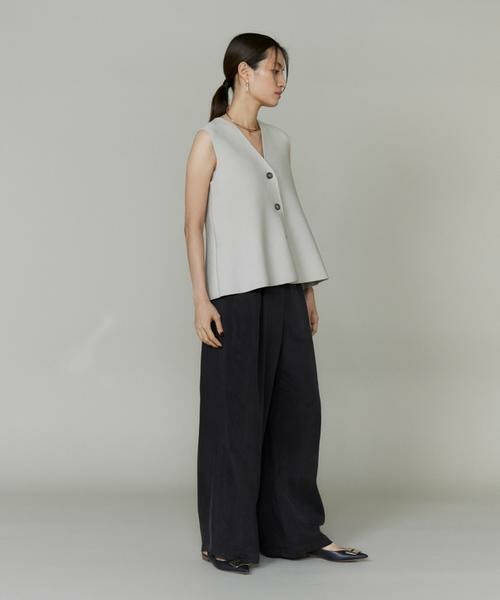 INED / イネド ベスト | ミラノリブニットジレ | 詳細8