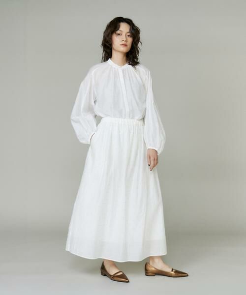 INED / イネド シャツ・ブラウス | ラメドットギャザーブラウス | 詳細2