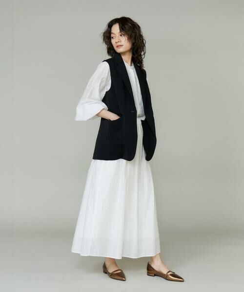 INED / イネド シャツ・ブラウス | ラメドットギャザーブラウス | 詳細6