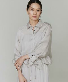 INÉD イネド　ブラウス　麻100% 薄黒　シャツ　7 美品　チャコールグレー INÉD イネド ブラウス 麻100% 薄黒 シャツ 7 美品 チャコールグレー