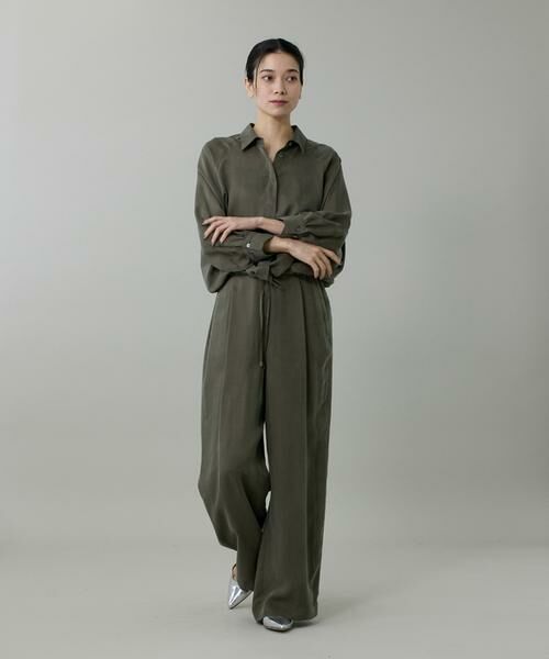 INED / イネド シャツ・ブラウス | キュプラフィブリルラグランスリーブシャツ | 詳細2