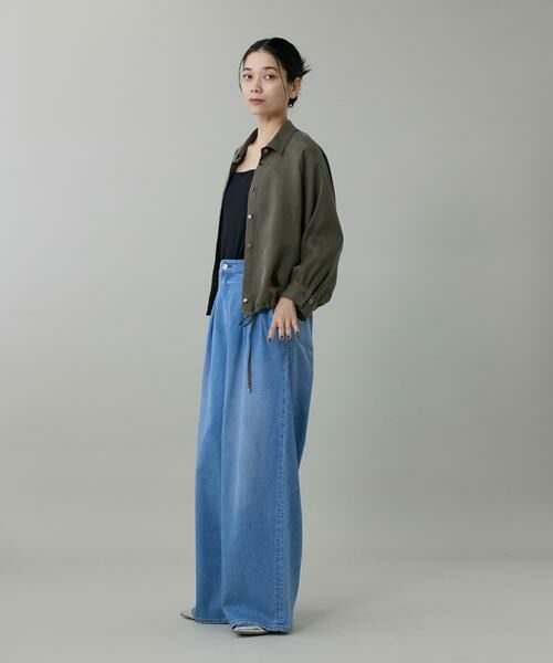 INED / イネド シャツ・ブラウス | キュプラフィブリルラグランスリーブシャツ | 詳細4