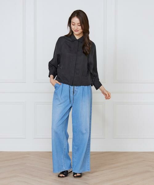 INED / イネド シャツ・ブラウス | キュプラフィブリルラグランスリーブシャツ | 詳細9