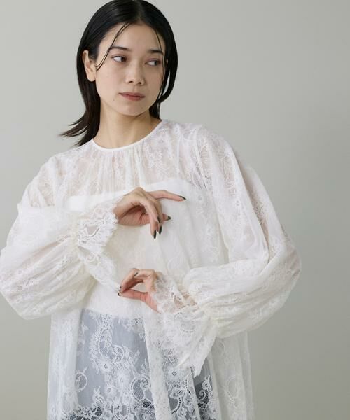 INED / イネド シャツ・ブラウス | 《大きいサイズ》レースブラウス | 詳細14