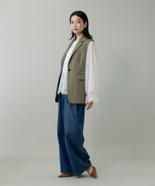 INED / イネド シャツ・ブラウス | 《大きいサイズ》レースブラウス | 詳細5