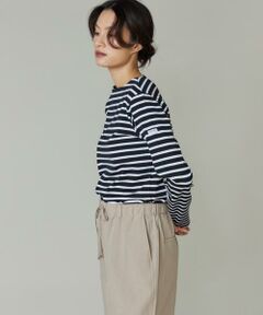 INED / イネド Tシャツ | BOAT NECK L/S P.O.　ボートネックカットソー《ORCIVAL》