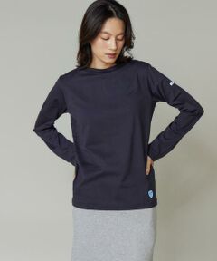 INED / イネド Tシャツ | BOAT NECK L/S P.O.　ボートネックカットソー《ORCIVAL》