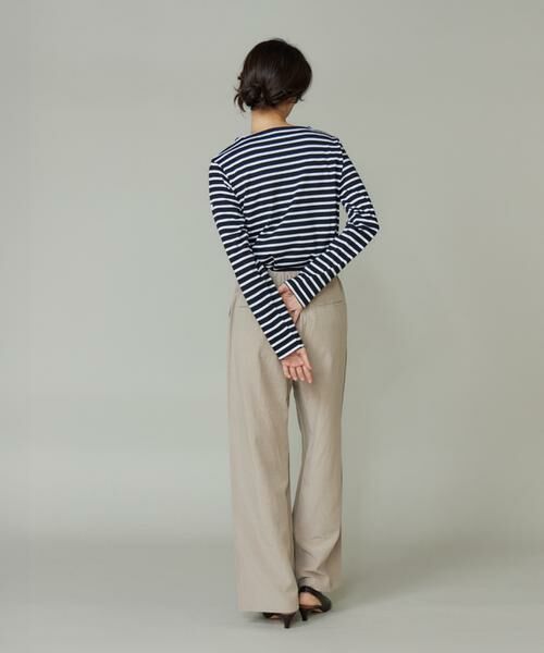 INED / イネド Tシャツ | BOAT NECK L/S P.O.　ボートネックカットソー《ORCIVAL》 | 詳細10