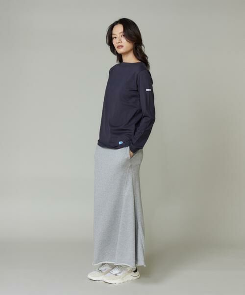 INED / イネド Tシャツ | BOAT NECK L/S P.O.　ボートネックカットソー《ORCIVAL》 | 詳細14