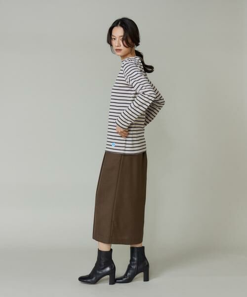 INED / イネド Tシャツ | BOAT NECK L/S P.O.　ボートネックカットソー《ORCIVAL》 | 詳細3