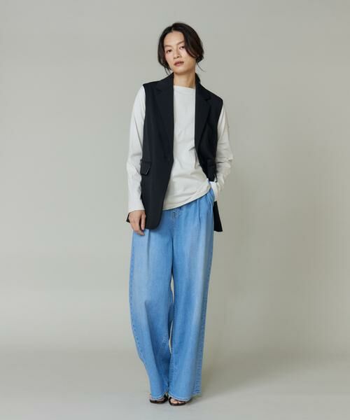 INED / イネド Tシャツ | BOAT NECK L/S P.O.　ボートネックカットソー《ORCIVAL》 | 詳細6