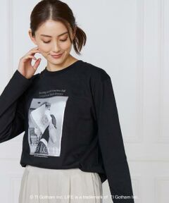 INED / イネド Tシャツ | Nina Leen FOIL PRINT ロングスリーブTシャツ《GOOD ROCK SPEED》