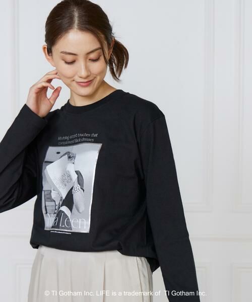 INED / イネド Tシャツ | Nina Leen FOIL PRINT ロングスリーブTシャツ《GOOD ROCK SPEED》 | 詳細1