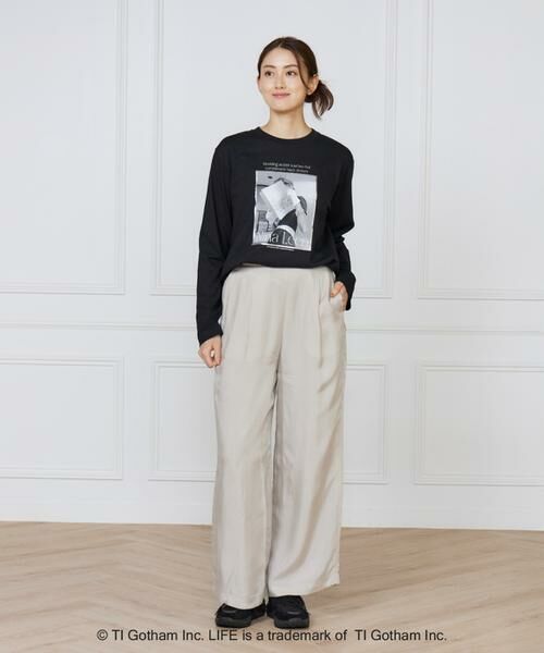 INED / イネド Tシャツ | Nina Leen FOIL PRINT ロングスリーブTシャツ《GOOD ROCK SPEED》 | 詳細2