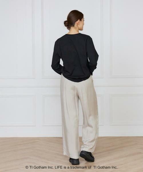 INED / イネド Tシャツ | Nina Leen FOIL PRINT ロングスリーブTシャツ《GOOD ROCK SPEED》 | 詳細4