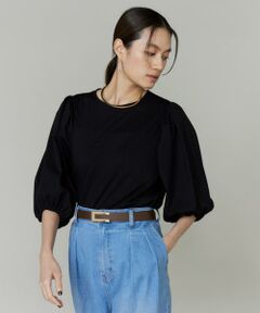 INED / イネド Tシャツ | 《大きいサイズ》パフスリーブカットソー