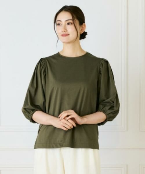 INED / イネド Tシャツ | 《大きいサイズ》パフスリーブカットソー | 詳細11
