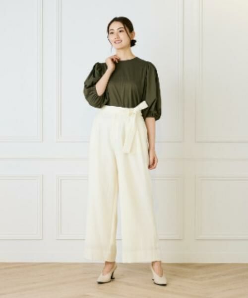 INED / イネド Tシャツ | 《大きいサイズ》パフスリーブカットソー | 詳細2