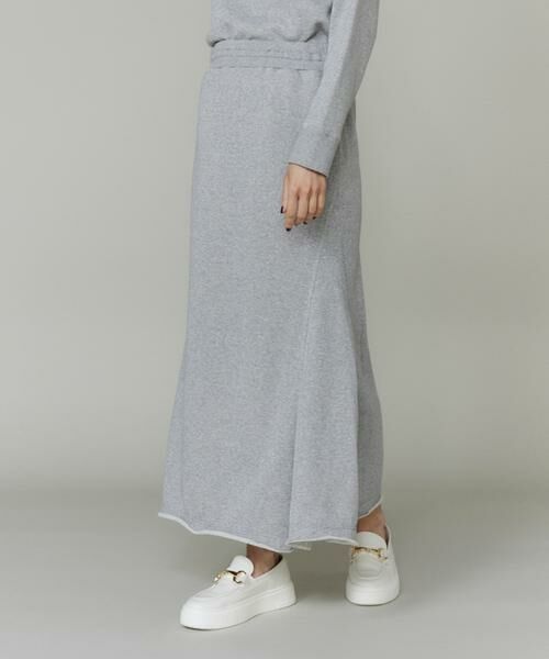 INED / イネド ロング・マキシ丈スカート | ラメ裏毛スカート《YVON》 | 詳細9