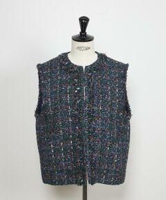 INED / イネド その他アウター | ツイードジレ《TOURNIER/トゥルニエ》