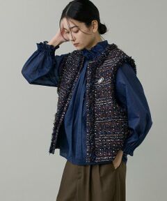 INED / イネド その他アウター | ツイードジレ《TOURNIER/トゥルニエ》