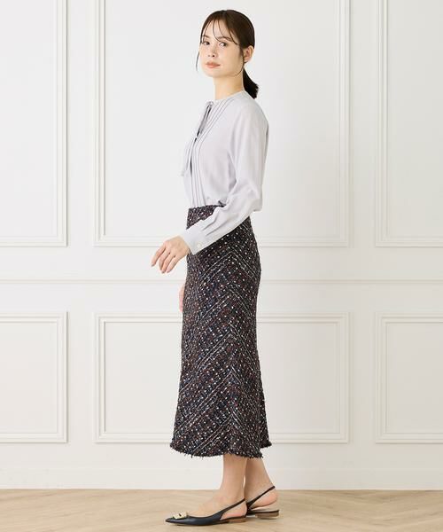 INED / イネド ロング・マキシ丈スカート | ツイードスカート《TOURNIER/トゥルニエ》 | 詳細10