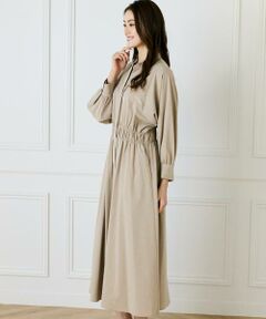 INED / イネド ミニ丈・ひざ丈ワンピース | バンドカラーワンピース