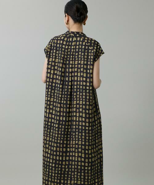 INED / イネド ミニ丈・ひざ丈ワンピース | デフォルメチェックボウタイワンピース　 | 詳細8