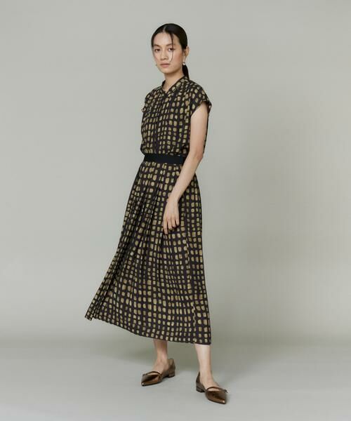 INED / イネド ロング・マキシ丈スカート | デフォルメチェックプリントスカート | 詳細2