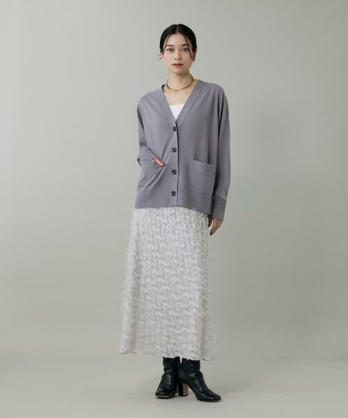 INED / イネド ミニ・ひざ丈スカート | ジャガードスカート | 詳細10