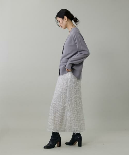INED / イネド ミニ・ひざ丈スカート | ジャガードスカート | 詳細11