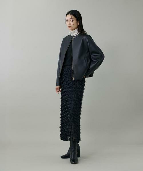 INED / イネド ミニ・ひざ丈スカート | ジャガードスカート | 詳細4