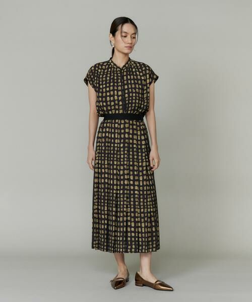 INED / イネド ロング・マキシ丈スカート | 《大きいサイズ》デフォルメチェックプリントスカート | 詳細3