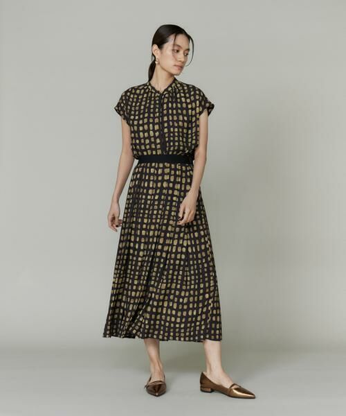 INED / イネド ロング・マキシ丈スカート | 《大きいサイズ》デフォルメチェックプリントスカート | 詳細4