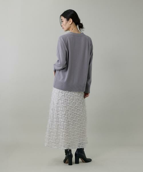 INED / イネド ミニ・ひざ丈スカート | 《大きいサイズ》ジャガードスカート | 詳細12