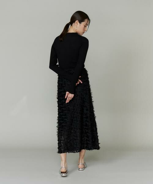 INED / イネド ミニ・ひざ丈スカート | 《大きいサイズ》ジャガードスカート | 詳細9