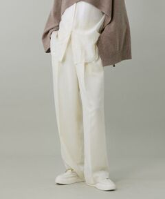 INED / イネド その他パンツ | ライトカルゼ ツータックワイドパンツ