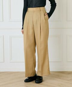INED / イネド その他パンツ | ライトカルゼ ツータックワイドパンツ